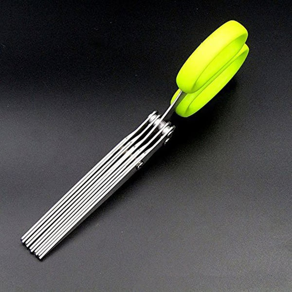 🔥Last Day 🔥BUY 2 GET 1 FREE Each $ 9.96  🔥5 Blade Kitchen Salad Scissors
